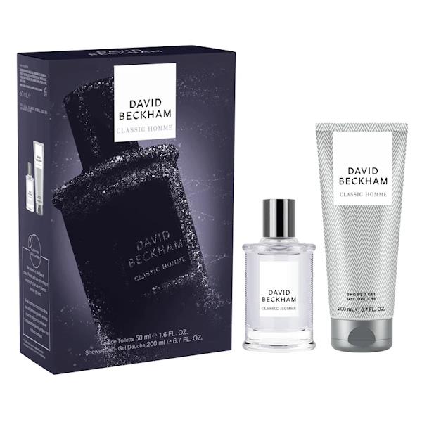 David Beckham Classic Homme Gift Set EDT 50ml & Shower Gel 200ml