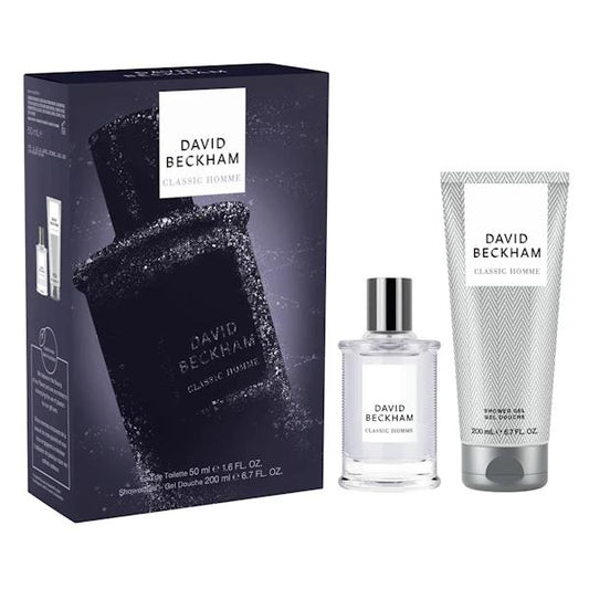 David Beckham Classic Homme Gift Set EDT 50ml & Shower Gel 200ml