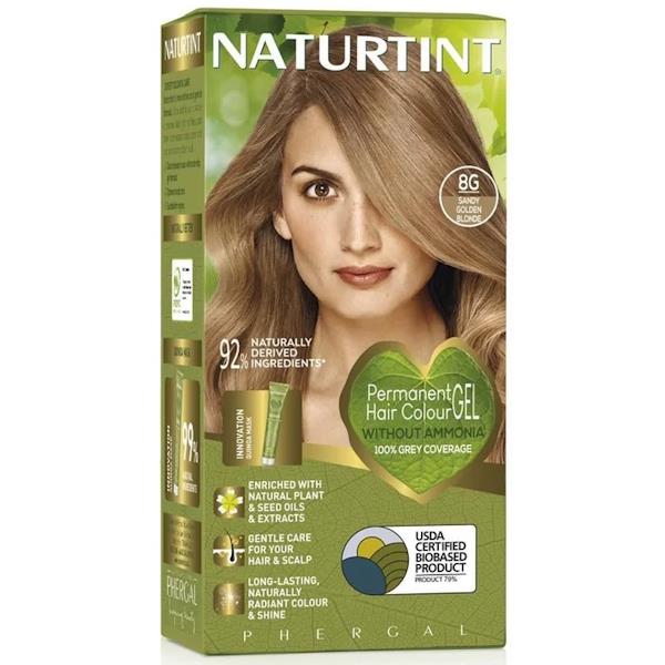 Naturtint Hair Colour Gel 8G Sandy Golden Blonde