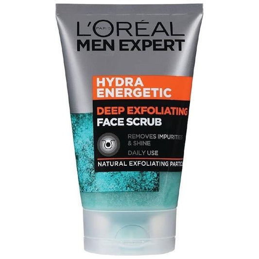 L'Oreal Men Expert Hydra Energetic Deep Exfoliating Face Scrub 100ml
