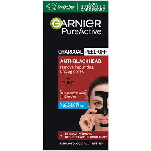 Garnier Skin Active Pure Active Charcoal Anti-Blackhead Peel-Off Mask 50ml