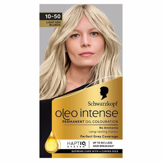 Schwarzkopf Oleo Intense Permanent Oil Colour 10-50 Light Ashy Blonde