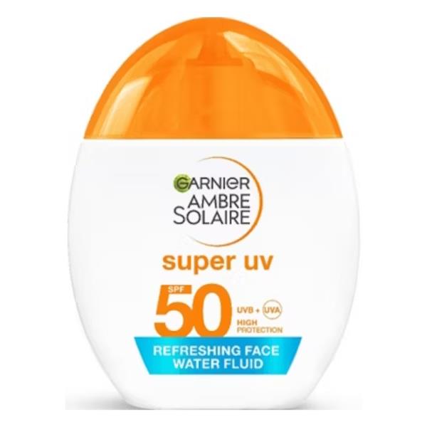 Garnier Ambre Solaire Super UV Refreshing Face Water Fluid Glow SPF50 40ml