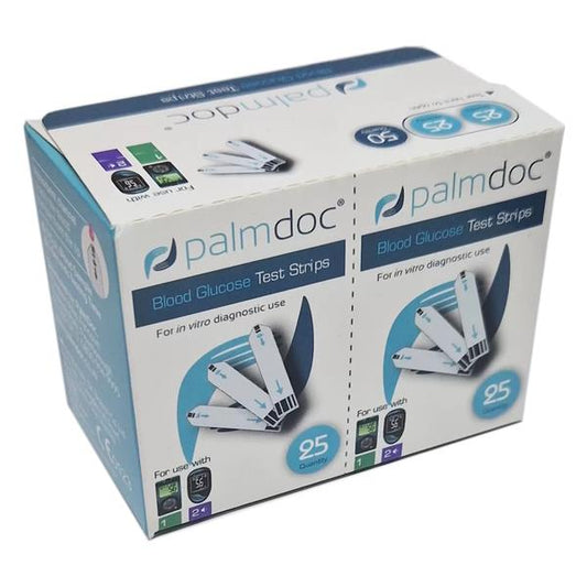 Palmdoc 50 Blood Glucose Test Strips (Inc. VAT)