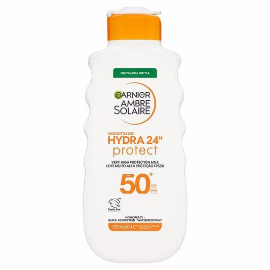 Garnier Ambre Solaire Hydra 24 Protect SPF50+ Sun Lotion 400ml