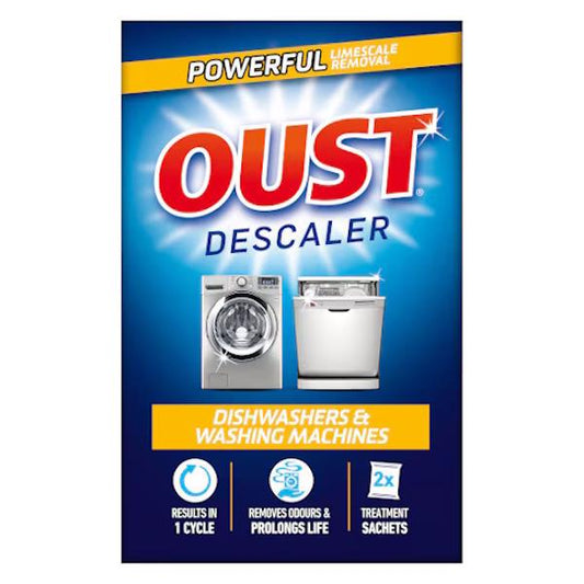 Oust Dishwashers & Washing Machines Descaler 2 x 75g