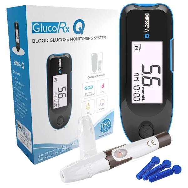 GlucoRx Q Blood Glucose Monitoring System