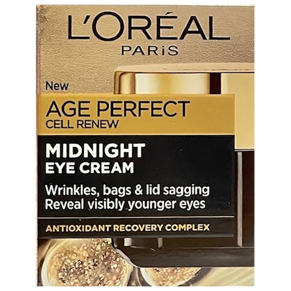 L'Oreal Age Perfect Cell Renew Midnight Eye Cream 15ml