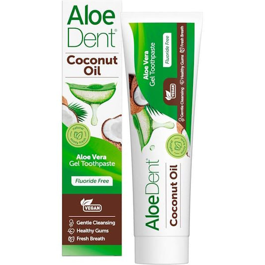 Aloe Dent Coconut Oil Aloe Vera Gel Toothpaste 100ml
