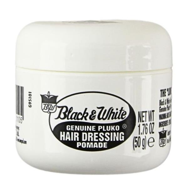 Black & White Genuine Pluko Hair Dressing Pomade 50g