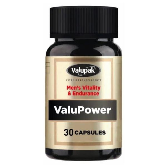 Valupak ValuPower Men's Vitality & Endurance 30 Capsules